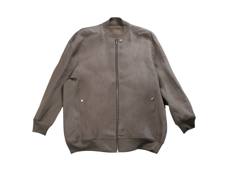 Rick Owens Peter Flight Bomber Jacket Dust