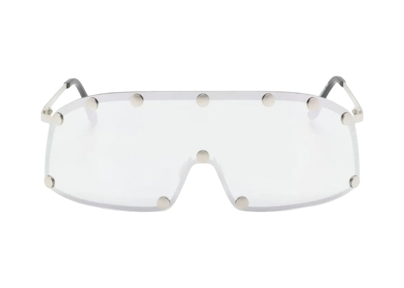 Rick Owens Shielding Sunglasses Silver Silver (RG0000001 GSILV 1818)