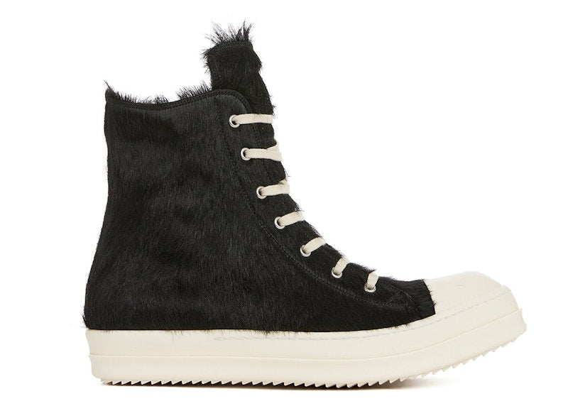 Rick Owens Strobe High Pony Hair Black