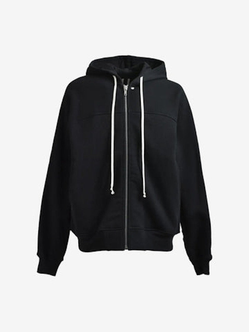 Rick Owens Terry Jersey Windbreaker Black