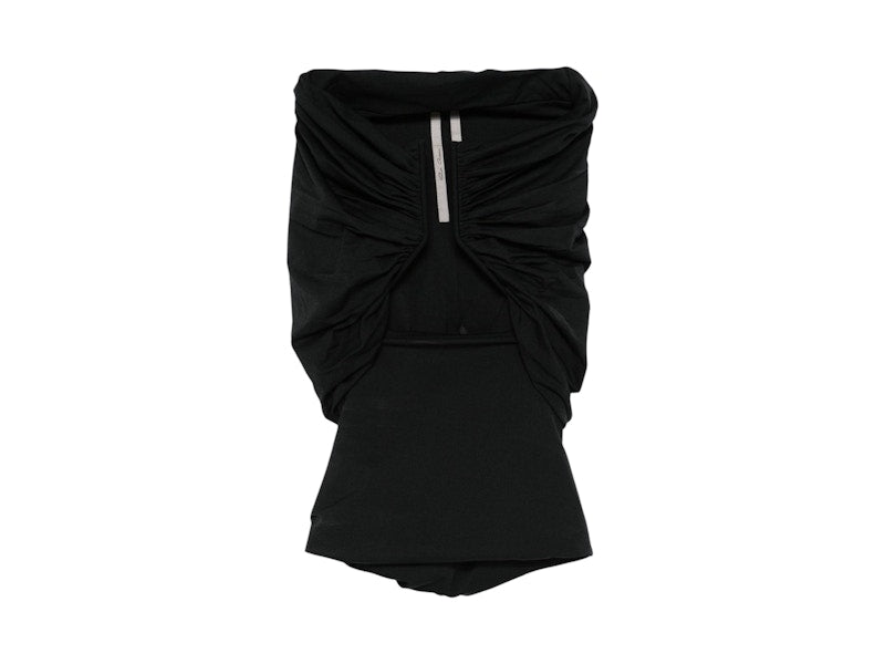 Rick Owens Top Jersey Prong Bustier Black