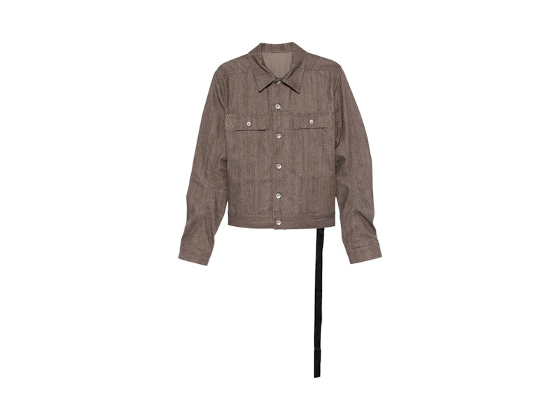 Rick Owens Trucker Jacket Dark Dust