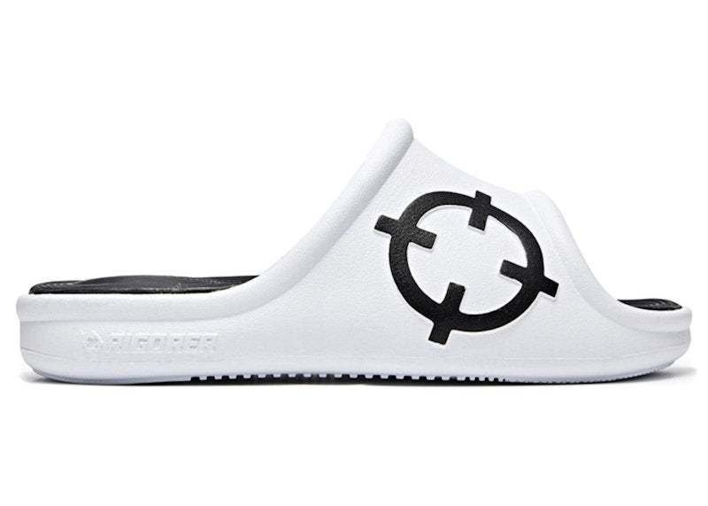 Rigorer Big Logo Slide White Black
