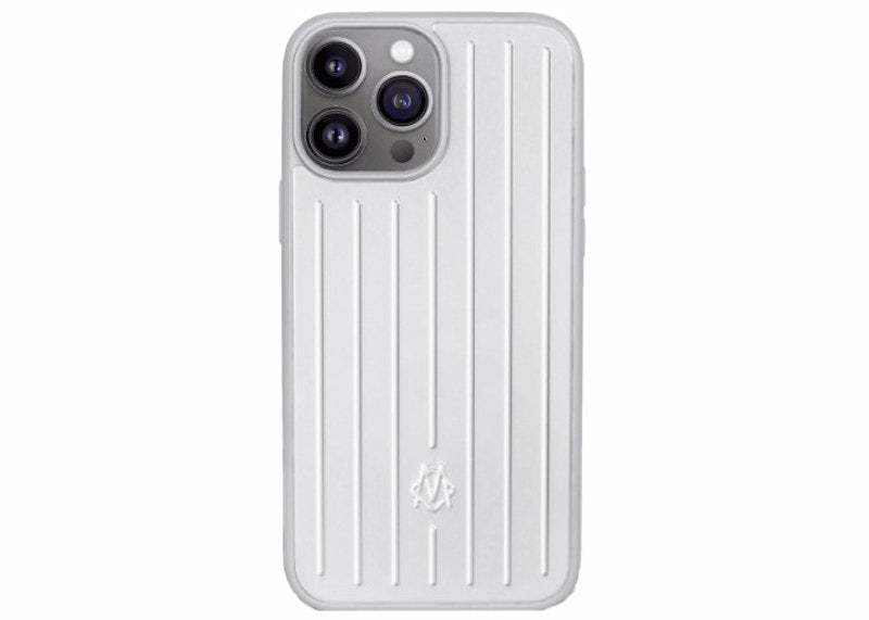 Rimowa iPhone 13 Pro Max Aluminium Cover Silver