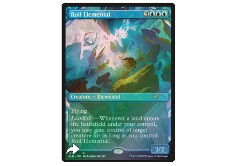 Roil Elemental (Foil) Magic: The Gathering TCG Secret Lair Drop Series Rare #155 (Ungraded)