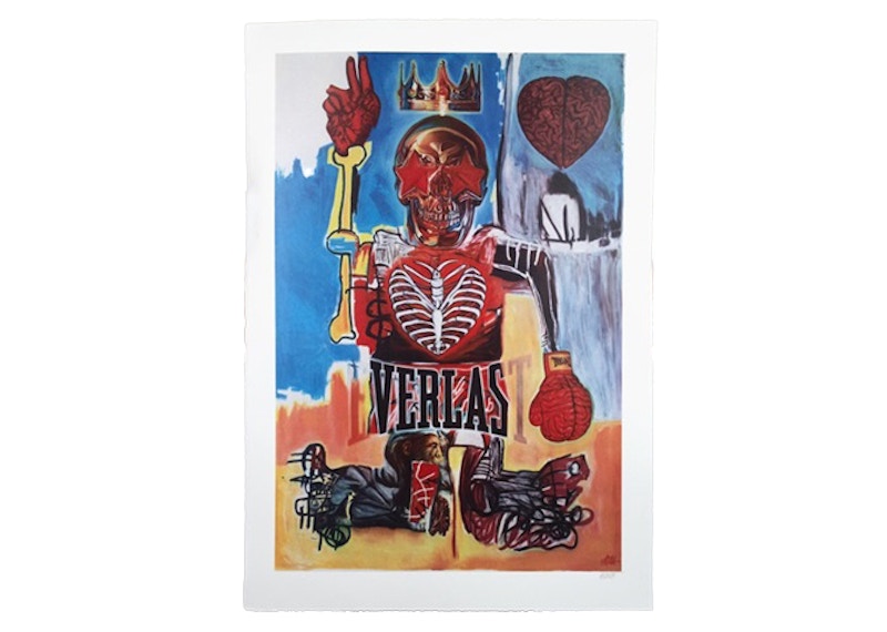 Ron English Basquiat Boxer Everlast Print (Signed, Edition of 150)