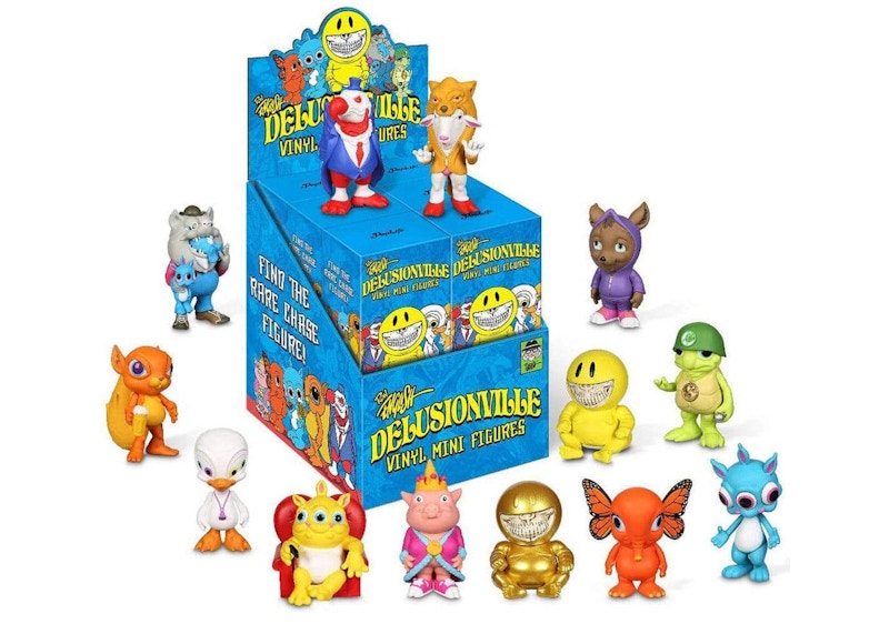 Ron English Delusionville Mini Figure 1 Case (12 Blind Boxes)