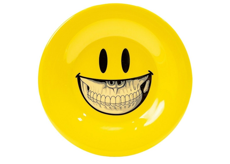 Ron English Grin 20 CM Plate Yellow