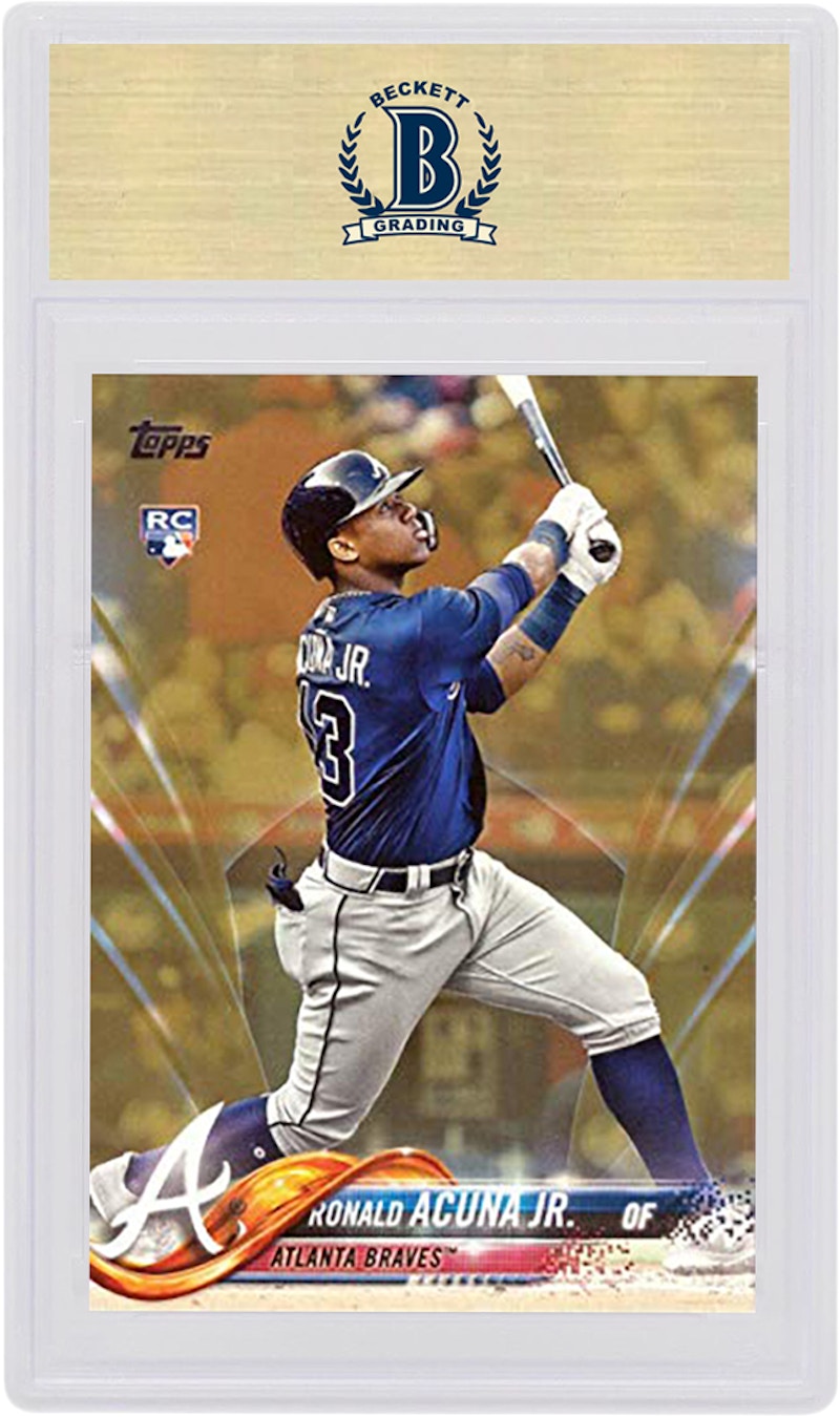 Ronald Acuna 2018 Topps Update Rookie Gold /2018 #US250 (PSA or BGS Graded)