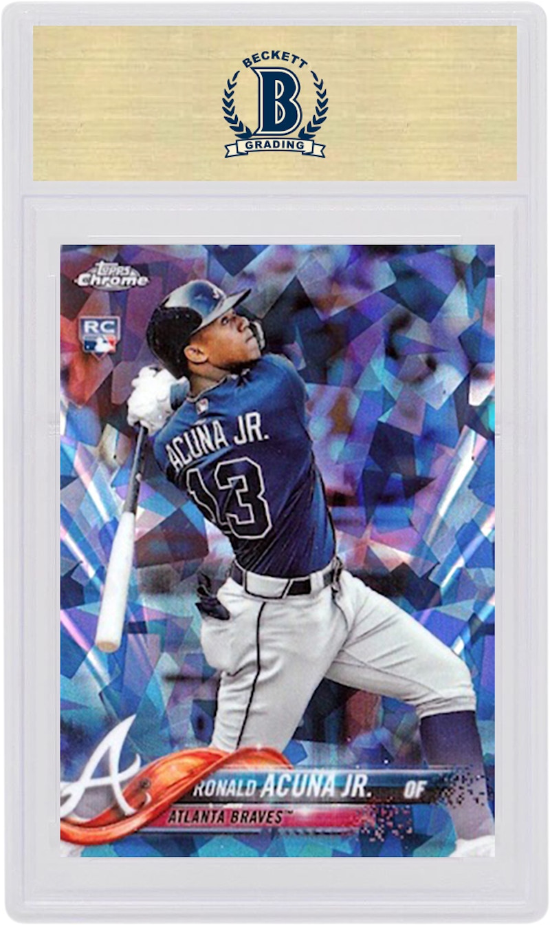 Ronald Acuna Jr. 2018 Topps Chrome Sapphire Edition Rookie #698 (PSA or BGS Graded)