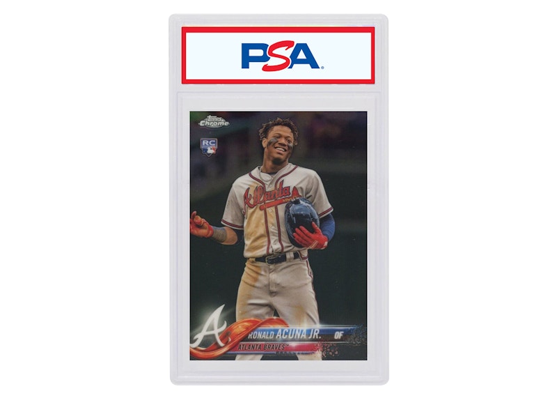 Ronald Acuna Jr. 2018 Topps Chrome Update Rookie #HMT25 (PSA or BGS Graded)