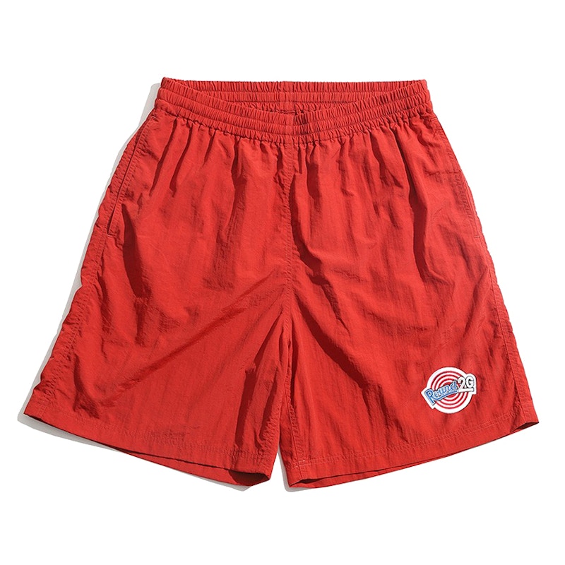 Round Two x 2G Logo Shorts Red