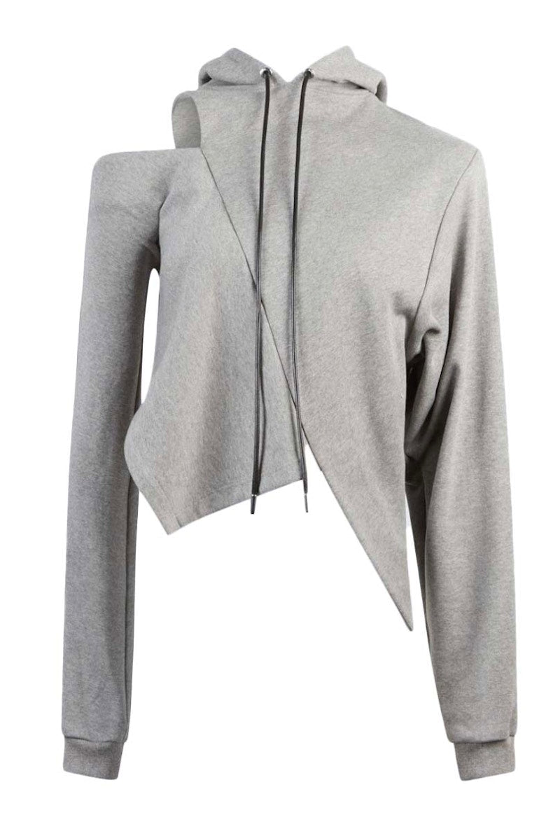 RtA Kaylane Hoodie Dark Heather Grey
