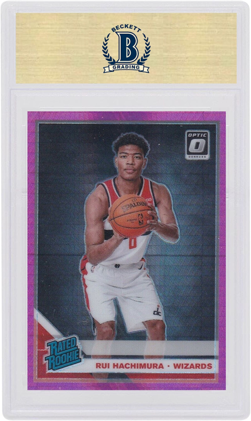 Rui Hachimura 2019 Donruss Optic Hyper Pink Rookie #188 (PSA or BGS Graded)