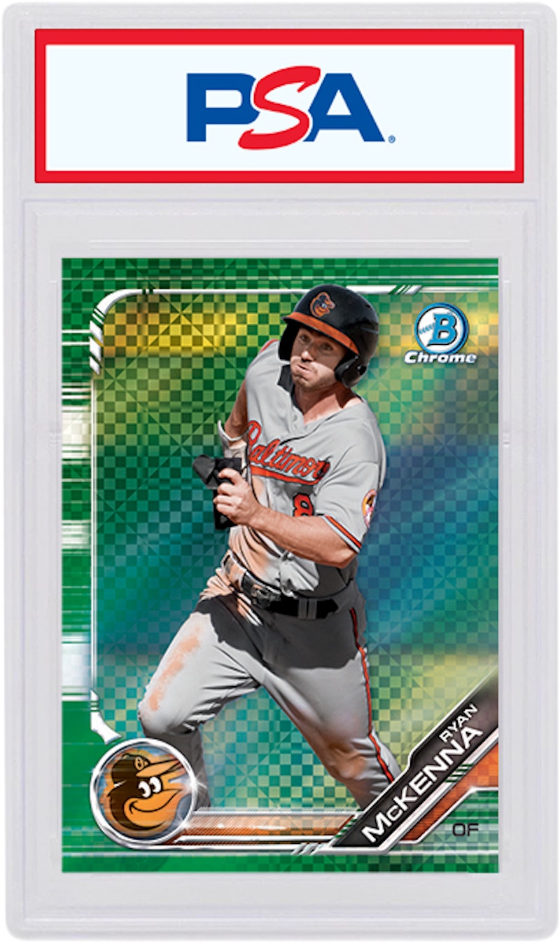 Ryan McKenna 2019 Bowman Chrome X Green X-Fractor /31 BCP-231 (PSA or BGS Graded)