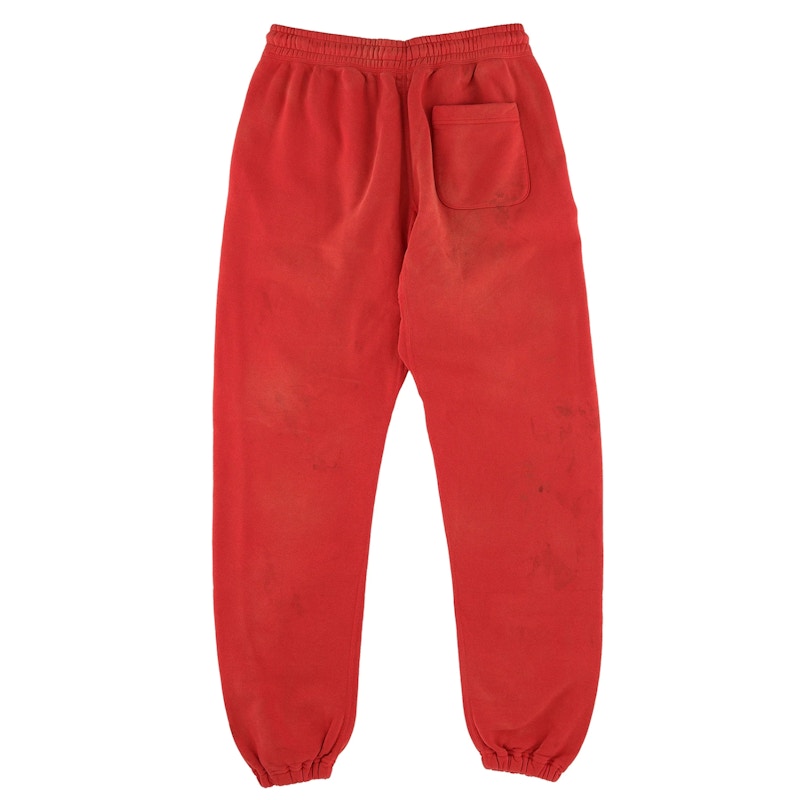 Saint Mxxxxxx Angel of Death Sweatpants Red