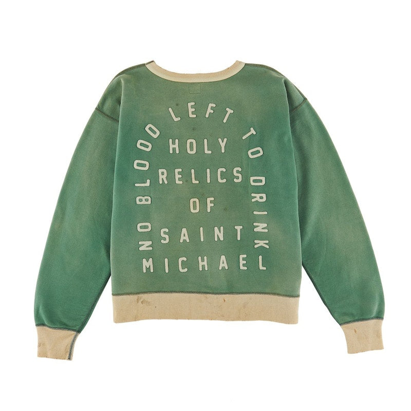Saint Mxxxxxx No Blood Left Sweatshirt Green