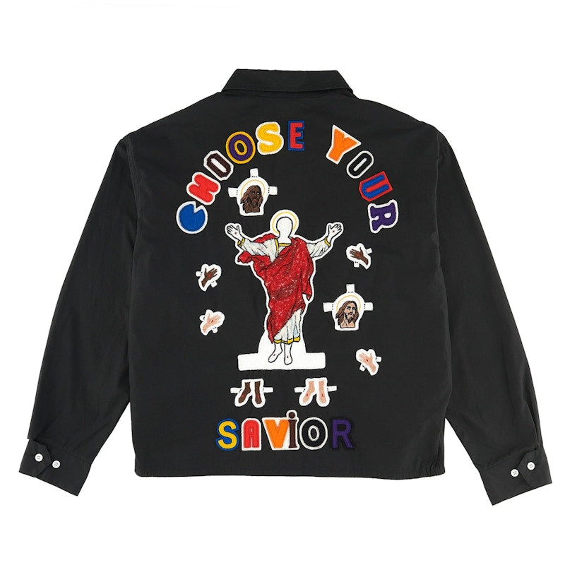 Saint Mxxxxxx x Denim Tears Swing Top Jacket Black