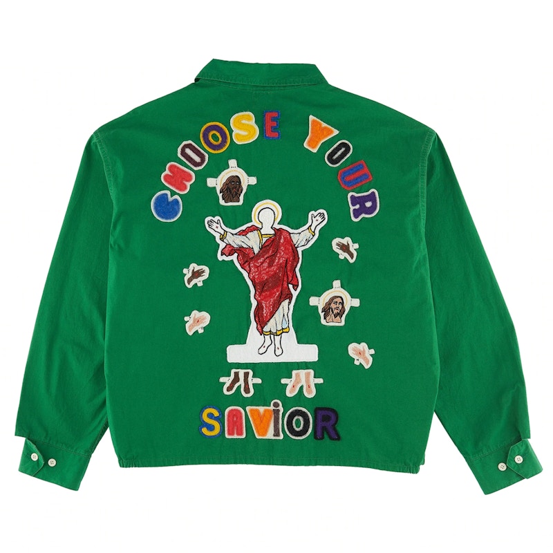 Saint Mxxxxxx x Denim Tears Swing Top Jacket Green