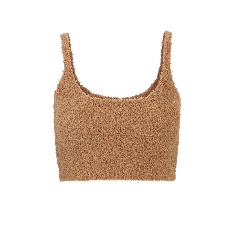 SKIMS Cozy Knit Bralette Camel