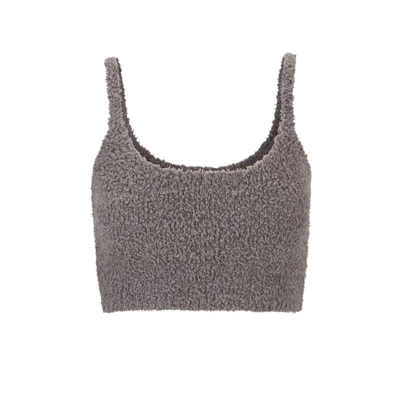 SKIMS Cozy Knit Bralette Smoke