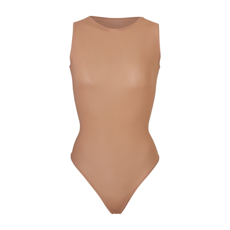 SKIMS Jelly Sheer Crew Neck Bodysuit Sienna