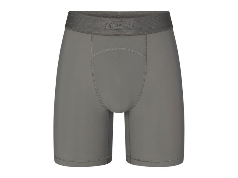 SKIMS Men's 7" Flex Boxer Brief Gunmetal