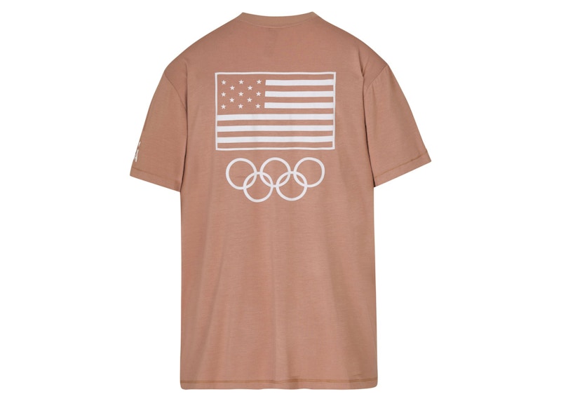SKIMS Olympic Capsule Jersey T-Shirt Sienna