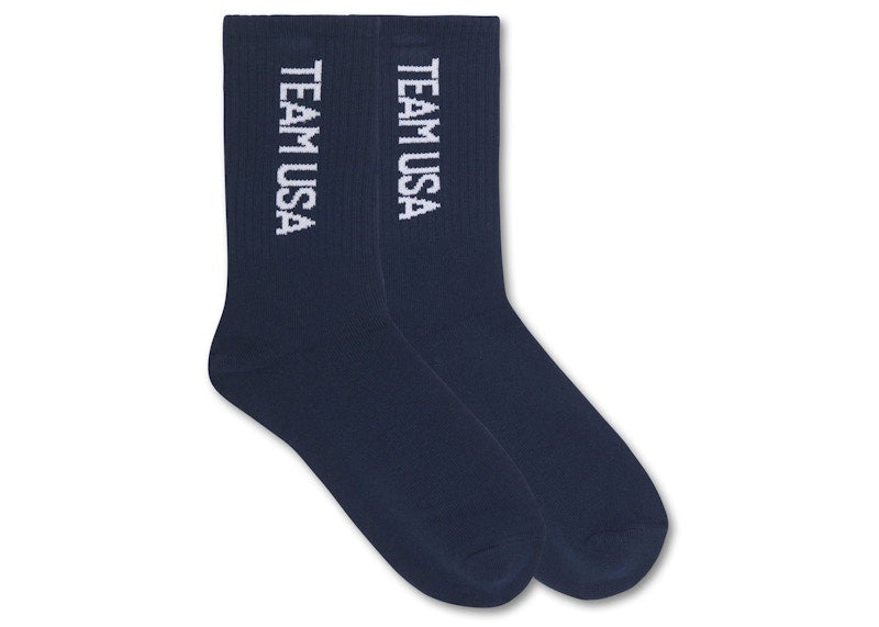 SKIMS Olympic Capsule Socks Navy