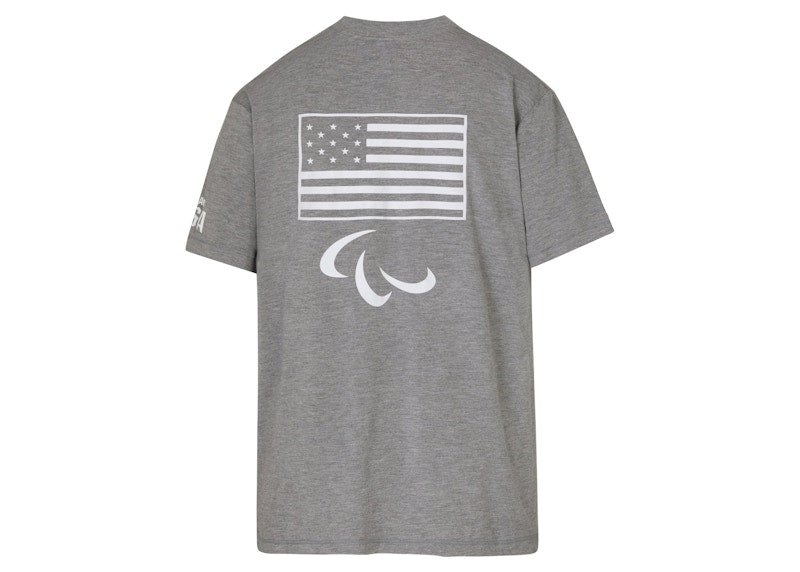 SKIMS Paralympic Capsule Jersey T-Shirt Heather Grey