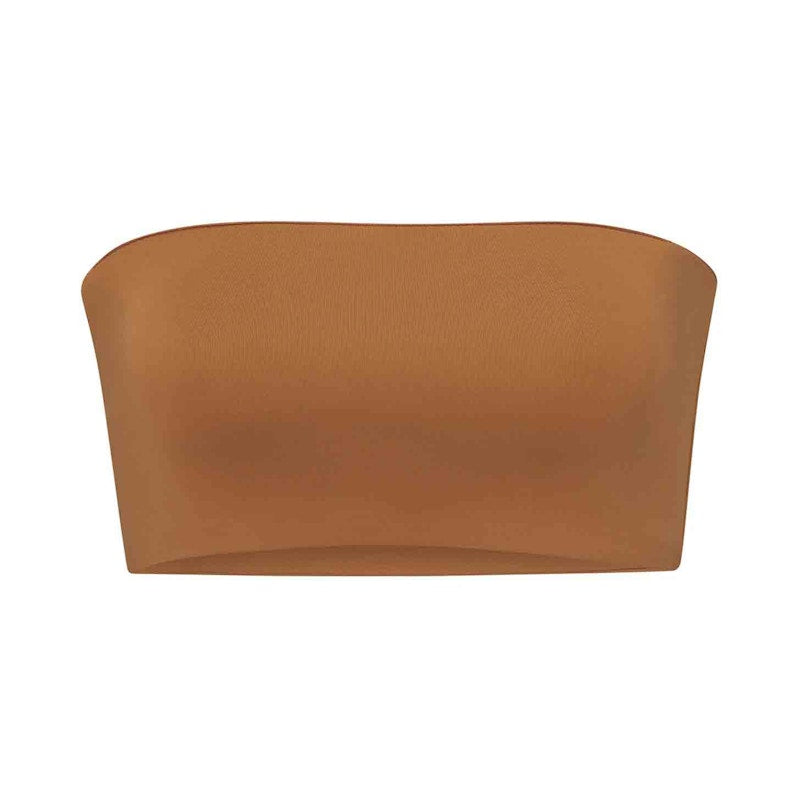 SKIMS Swim Bandeau Bikini Top Almond