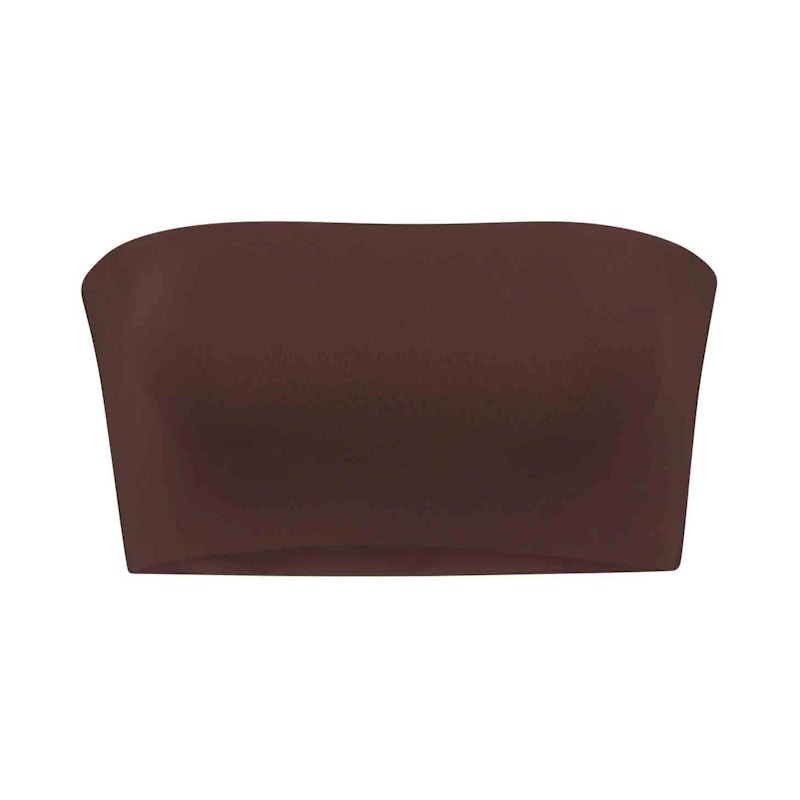 SKIMS Swim Bandeau Bikini Top Cocoa