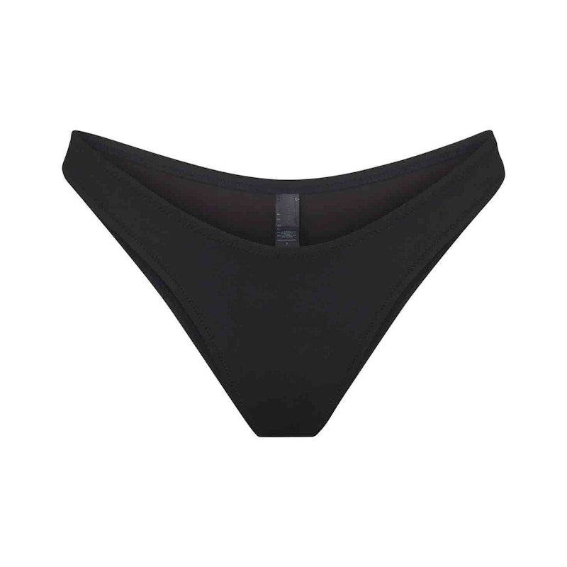 SKIMS Swim Cheeky Tanga Bottoms Onyx