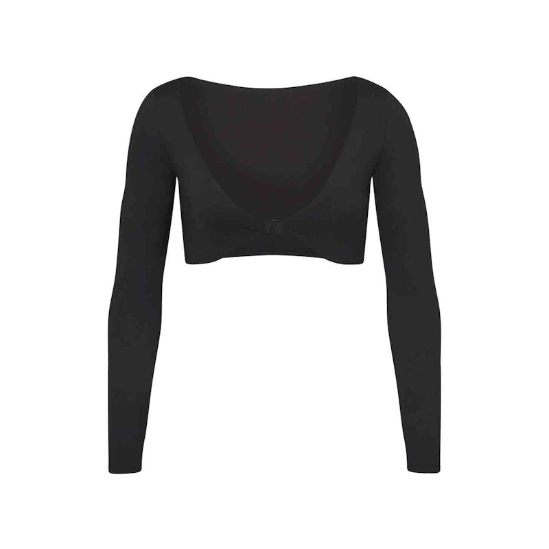 SKIMS Swim Long Sleeve Shrug Onyx