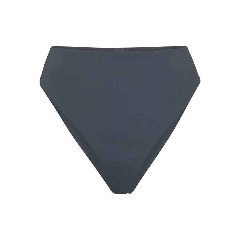 SKIMS Swim Mid Waist Bottom Gunmetal