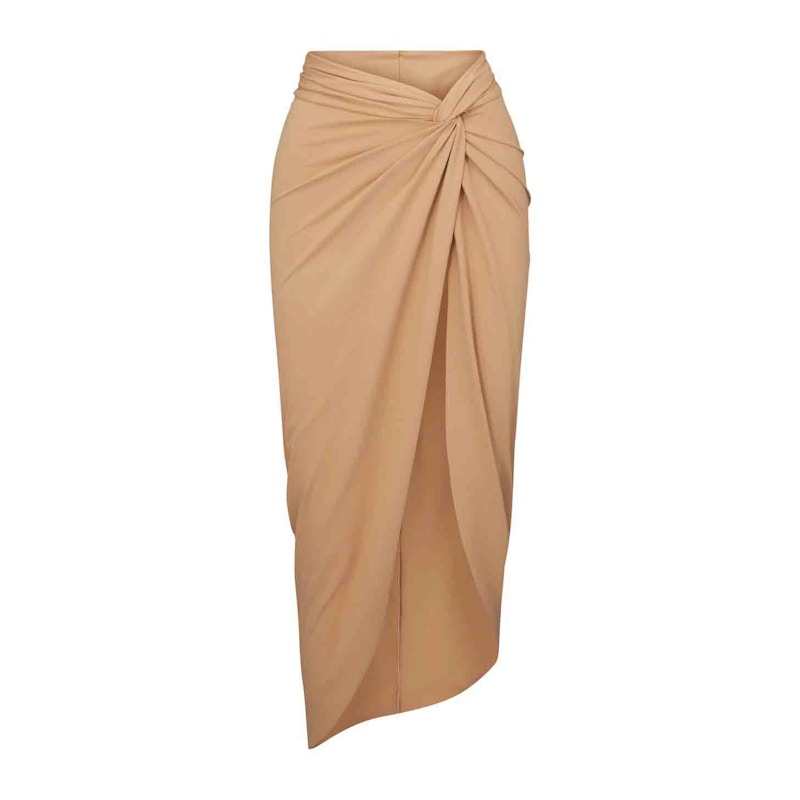 SKIMS Swim Sarong Skirt Ochre