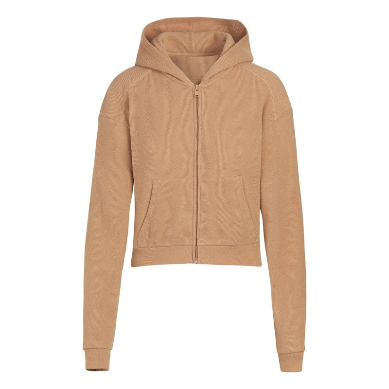SKIMS Waffle Hoodie Ochre