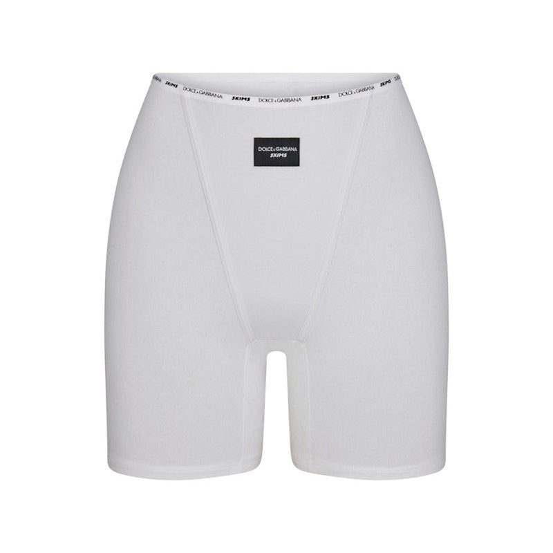 SKIMS x Dolce&Gabbana Cotton Jersey Boxer Snow