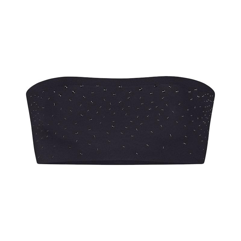 SKIMS x Swarovski Jelly Sheer Bandeau Onyx