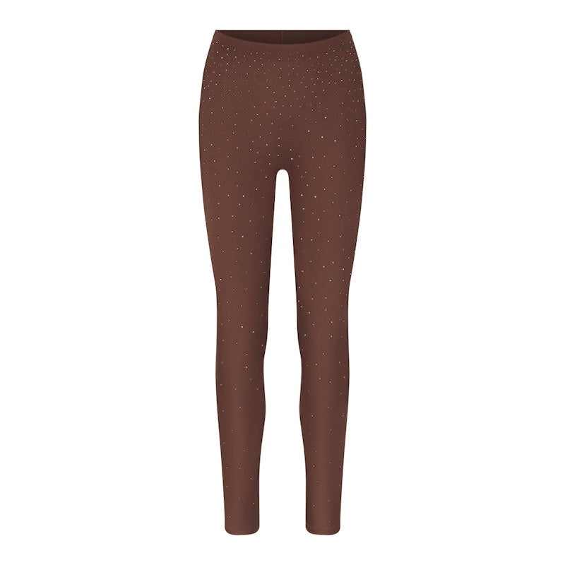 SKIMS x Swarovski Jelly Sheer High-Waisted Legging Cocoa