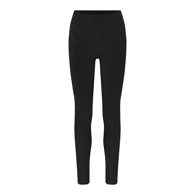 SKIMS x Swarovski Jelly Sheer High-Waisted Legging Onyx