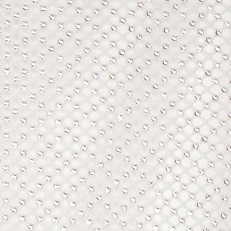 SKIMS x Swarovski Stretch Net Bandeau Silver