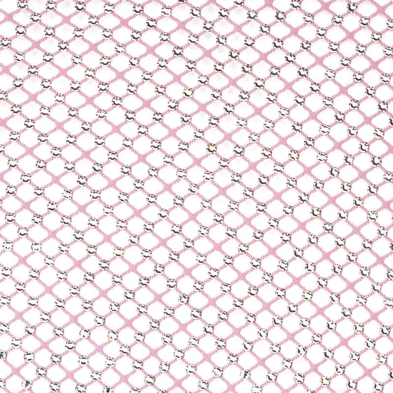 SKIMS x Swarovski Stretch Net Skimpy Scoop Bralette Bubble Gum