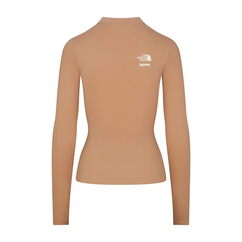 SKIMS x TNF Refina Long Sleeve Top Ochre