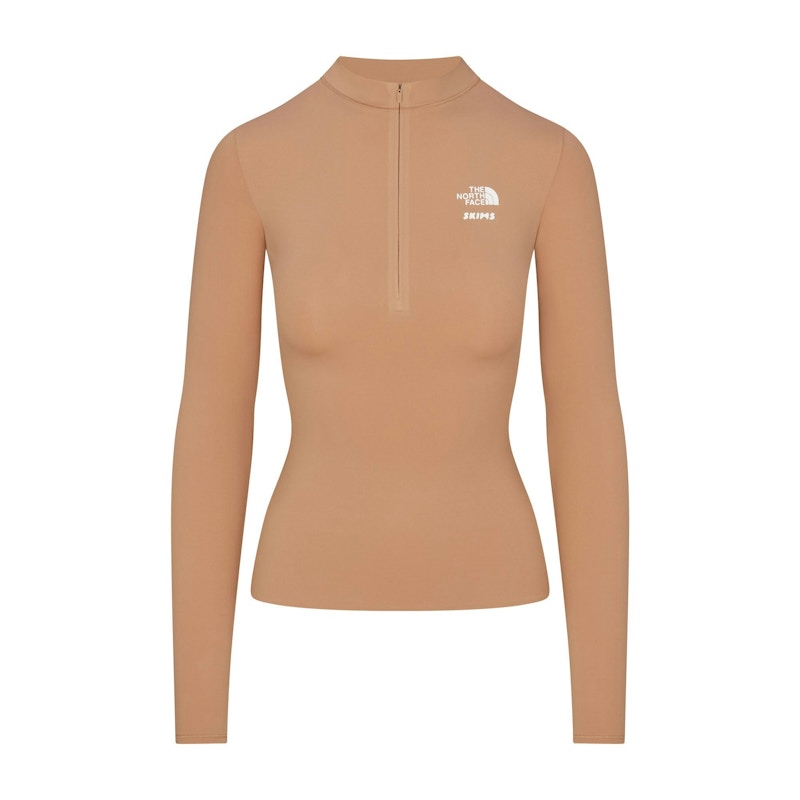 SKIMS x TNF Refina Long Sleeve Top Ochre