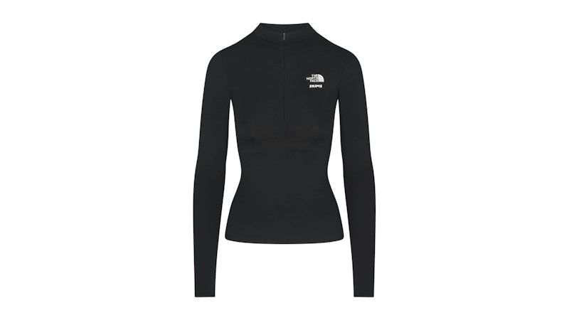 SKIMS x The North Face Refina Long Sleeve Top Onyx
