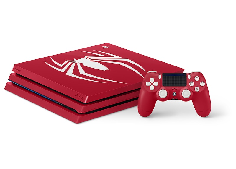 Sony Playstation 4 Pro Marvel's Spider-Man Limited Edition 1TB Amazing Red