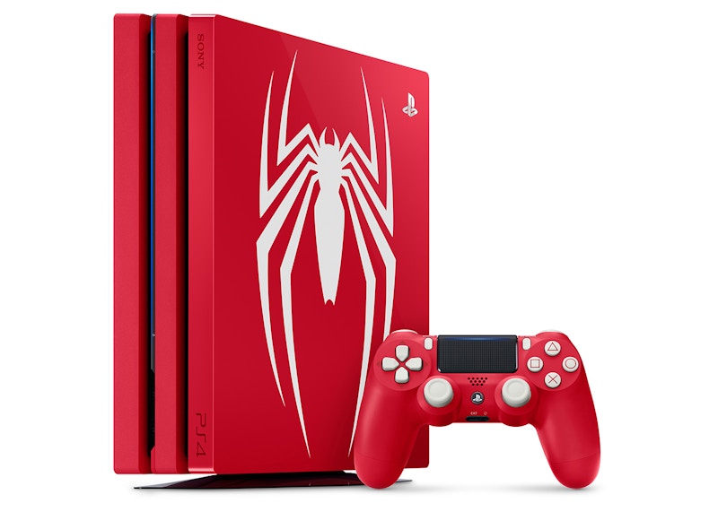 Sony Playstation 4 Pro Marvel's Spider-Man Limited Edition 1TB Amazing Red