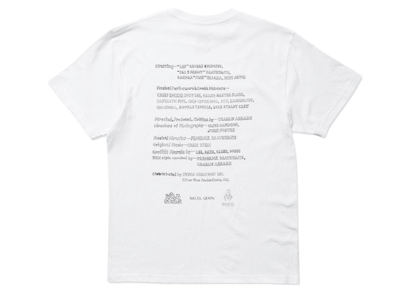 SOPHNET. x Wild Style Naijel Graphic T-Shirt White