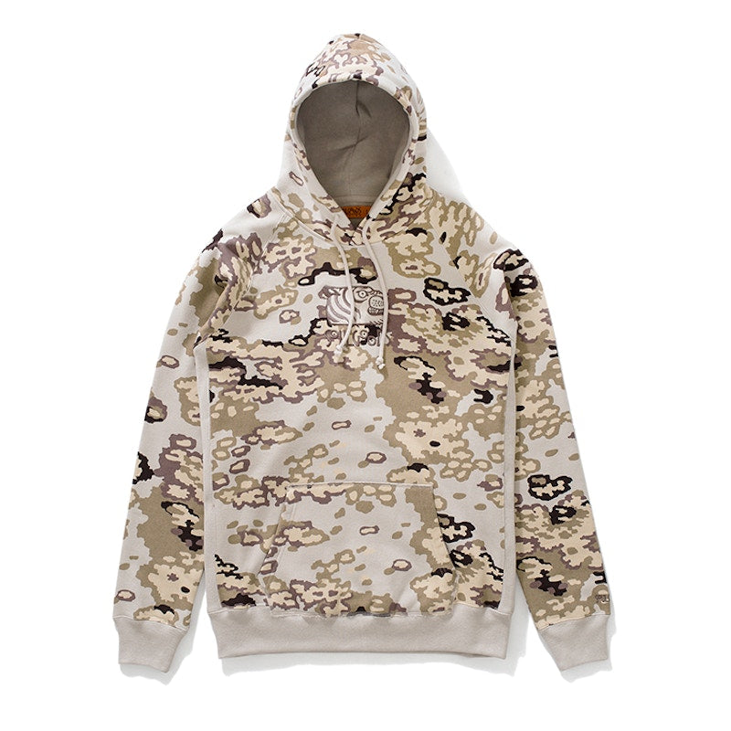 SOULGOODS SC Tiger Logo Hoodie Camo Grey